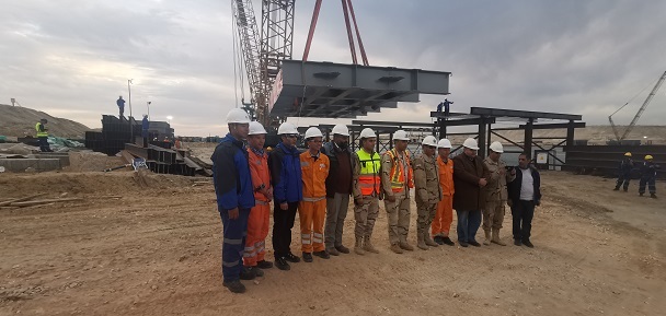 Suez Canal Bridge Constructed in Egypt Key Node - Successful First-lifting of Steel Structure for the New Bridge